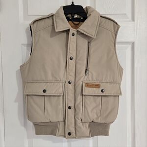 Black Sheep Men's Outdoors Vest Size Small Duck Down Cotton Adventure